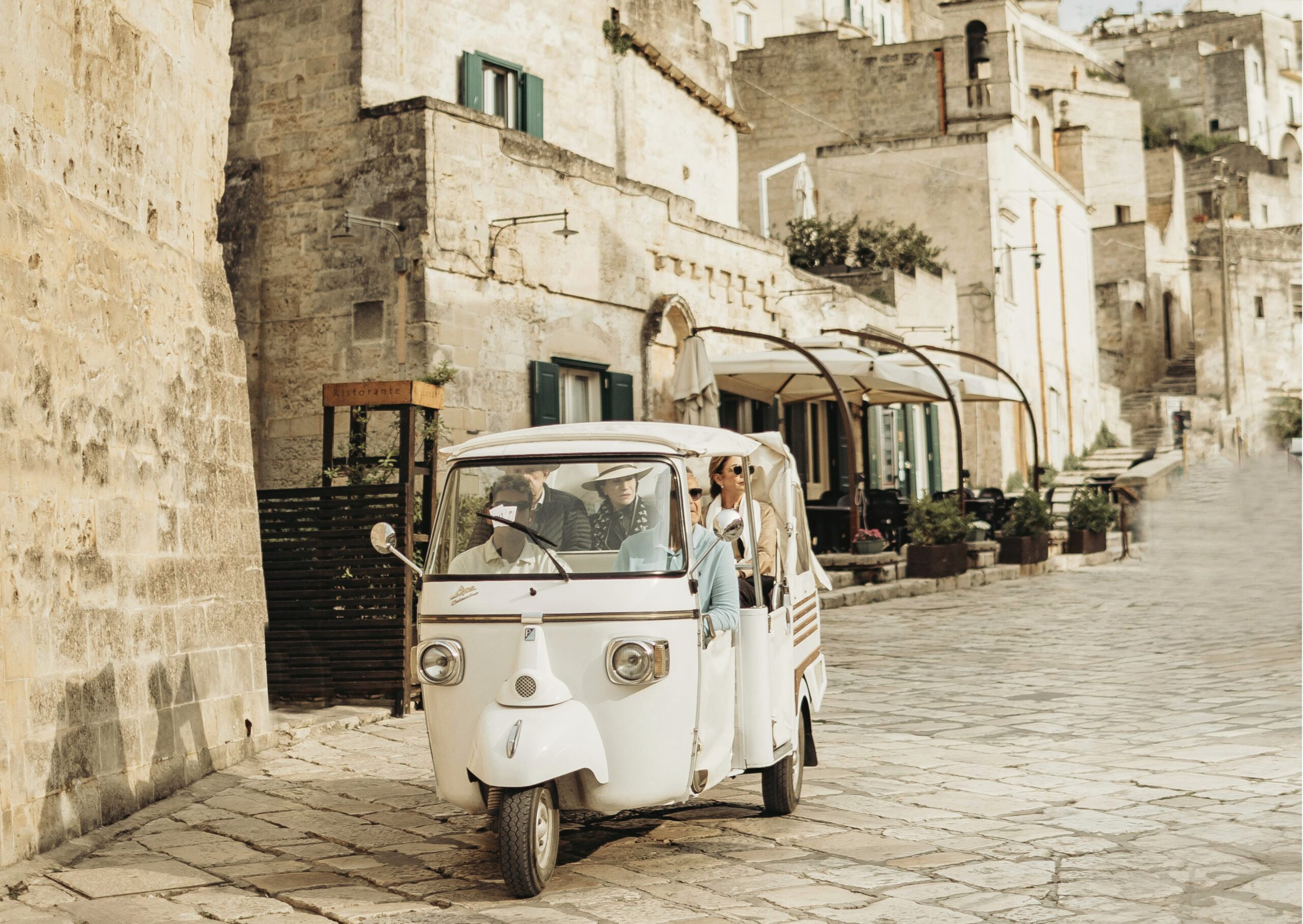 Ostuni by vintage Ape Calessino